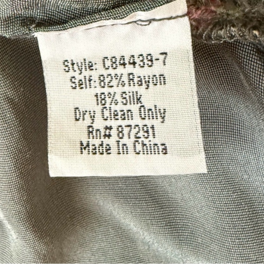 Johnny was Velvet Cardigan Silk Blend size M multicolored - Picture 4 of 11
